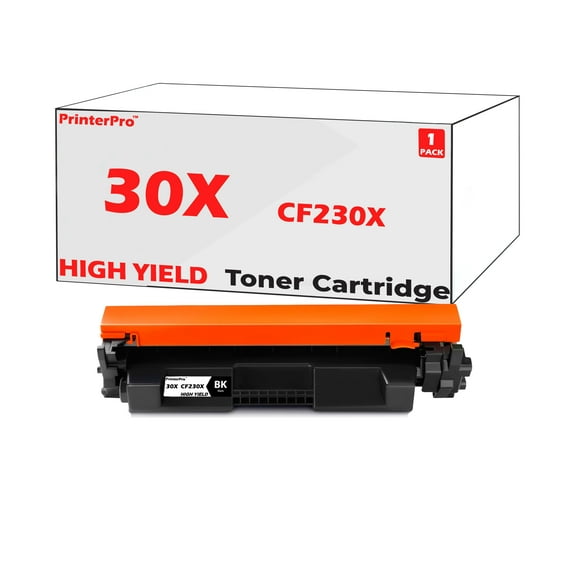 Printer Pro™ Compatible Replacement for HP 30X CF230X Toner Cartridge High Yield of HP30A CF230A - HP Laserjet M203d M203dn M203dw Pro M203dn M203dw M227d MFP M227fdn MFP M227fdw MFP M227sdn (1PK)