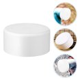 thumbnail image 3 of Shisuyan PVC Pipe Cap Water Pipe Cap PVC Pipe Plug Replacement Pipe End Cap Plug PVC Tube End Cap Fitting Practical Pipe End Cap Plug Adapter, 3 of 8
