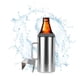 thumbnail image 4 of Kit Cervecero AROL Porta Caguamón y Porta Botella Acero Inoxidable Silver Arol Silver, 4 of 10