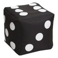 thumbnail image 1 of Gouchee Home Cube Dice Pouf – Fun and Functional Bean Bag Ottoman Cube, Polystyrene Filled, Lightweight Accent Seating for Living Room or Bedroom, 1 of 6