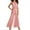 Pink, variant on Aayomet Womens Jumpsuits Dressy Women Casual Solid Neck Hanging Sleeveless Pleated Jumpsuit Backless Button Belt Rompers,Dark Blue XL