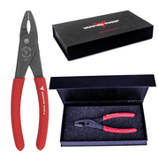 VAMPLIERS VT-001-7SJGS 7 in. Slip Joint Pliers, Screw Removal Tools Gift Set, Stripped Screw Extractor