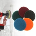 thumbnail image 4 of MYG 5pcs Cleaning Cloth Scrub Pad Industrial Scouring Pads Nylon Polishing Pad 4Inch, 4 of 9