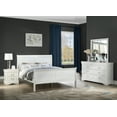 thumbnail image 5 of Emelina Philip White Sleigh Bedroom Set Special Full 4 Piece: Bed, Dresser, Mirror, NightStand, 5 of 12