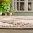 thumbnail image 4 of SAFAVIEH Martha Stewart Alecia Diamond Indoor/Outdoor Runner Rug, Beige/Brown, 2'2" x 8', 4 of 11