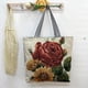 thumbnail image 4 of Bolso de lona con cremallera, bolso de viaje grande ecológico, adecuado para mujeres, 4 of 5