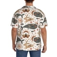 thumbnail image 5 of Vsdgher Ramadan Whale Print Men's Wrinkle Free Untucked Cuban Shirt Business Casual Button Down Shirts Short Sleeve Shirt, 5 of 7