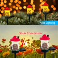 thumbnail image 2 of Luces solares de setas al aire libre, decoración de jardín, luces decorativas de estaca de jardín con energía solar para exteriores, pasarela, patio, patio (rojo), 2 of 5