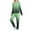 Green-04, variant on Perfectbot Womens Fall Outfit Set Fashion Gradient Tracksuit Set Hooded Jacket and Pant Two Piece Sportswear