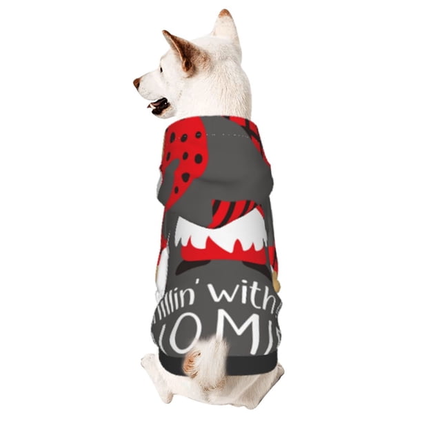 Balery Chillin with My Gonme Sudadera con Capucha para Perros Pequeños – Ropa para Mascotas, Disfraz para Perros y Gatos, Ideal para Fiestas y Cosplay-XX-Large