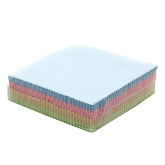 CIMAXIC 13x13CM Microfiber Cleaning Cloths for Eyeglasses Jewelry Crafts Camera Lens Phones Screen(Random Color),5.12"X5.12"X0.06"