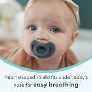NUK First Choice Comfy 100% Silicone Pacifier, 0-6 months, 3 pack