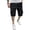 Black -AC03, variant on Kangoo Sport Cargo Shorts, Men’s Casual Tactical Style Drawstring Stretch Cotton Twill Cargo Shorts with Pockets Dark Gray L