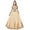 Champagne, variant on Off-Shoulder Flower Girl Dress Elegant Tulle Princess Pageant Dress with Lace Appliques First Communion & Wedding Dress for Girls (Ages 2-16)