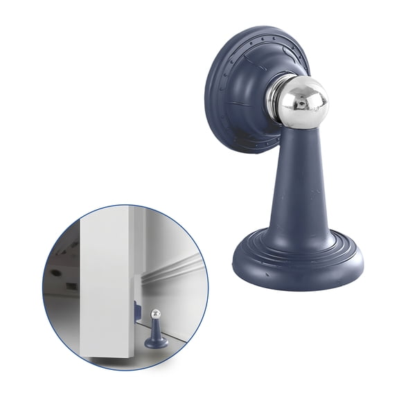 LAMIRO Door Stoppers for Bottom of Door,Not Effortless to Crack Or Deform Magnetic Door Stopper,Built-In Strong Magnetic Attraction Door Stoppers Security,gray