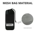 thumbnail image 4 of Beach Towel Storage Bag Outdoor Breathable Mesh Drawstring Pouch Organizer for Wet and Dry Items Portable Storage Solution, 4 of 6