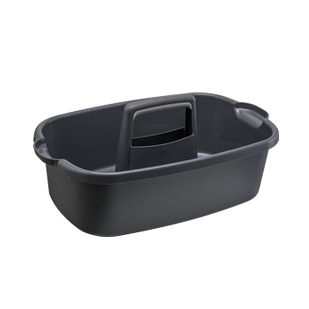 Naiovety Cesta de almacenamiento con asa para ducha, bolsa de limpieza reutilizable, organizador de ropa interior, botellas para el hogar para baño y Juegos de accesorios de baño Gris oscuro Naiovety HA071254-03