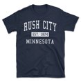 thumbnail image 1 of Rush City Minnesota Classic Established Men's Cotton T-Shirt, 1 of 1
