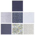 thumbnail image 1 of 7 Pcs Duvet Cover Floral Patchwork Quilt Kit Floral Fabric Squares Patchwork Fat Quarter Quilting Fabric Squares Sheets, 1 of 3