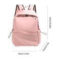 thumbnail image 3 of Dmlowu Lightweight Nylon Travel Backpack, 14 Inch Waterproof Laptop Backpack for Work College, Multi Pocket Backpack, Personal Item Travel Bag for Airplane, 3 of 6