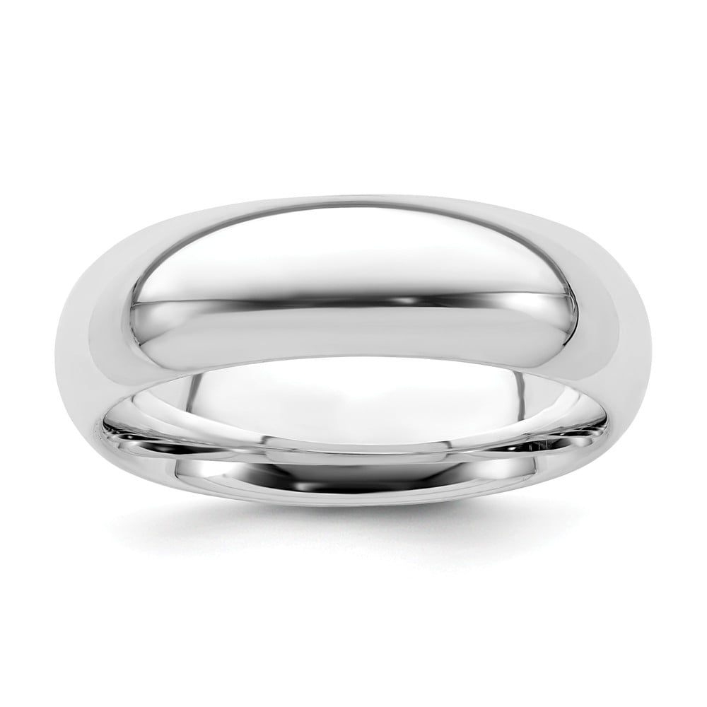 Solid 925 Sterling Silver 6mm Comfort Fit Plain Kuwait Ubuy
