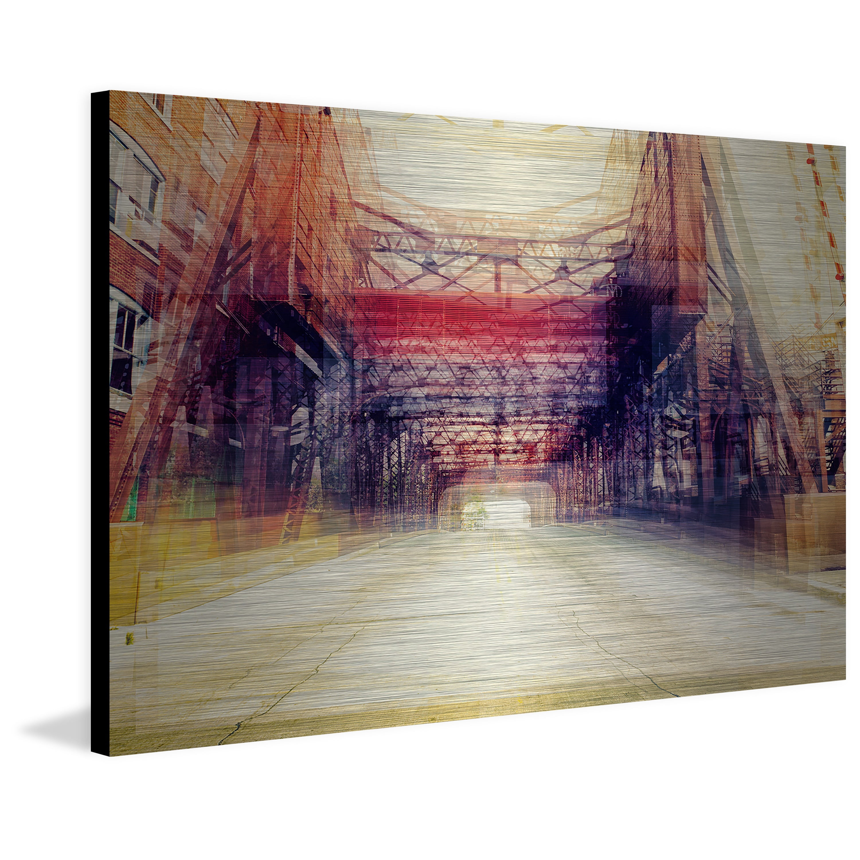 "The Passage" Painting Print on Brushed Aluminum
