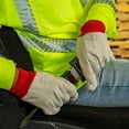 thumbnail image 2 of Cordova 24101 Double Palm Gloves, Nap-in, Red Knit Wrist, Large, 12-Pack, 2 of 3