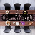 thumbnail image 6 of 21st Birthday Table Runner Black Pink, NonSlip Dining Linen Cover, Celebrate Women/Girls 21 Years Old Party Decorations, 72 Inches Long, 6 of 6