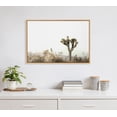 thumbnail image 6 of Kate and Laurel Sylvie Joshua Tree Landscape Framed Canvas Wall Art by Saint and Sailor Studios, 23x33 Natural, Modern Desert Tree Landscape Art for Wall, 6 of 6