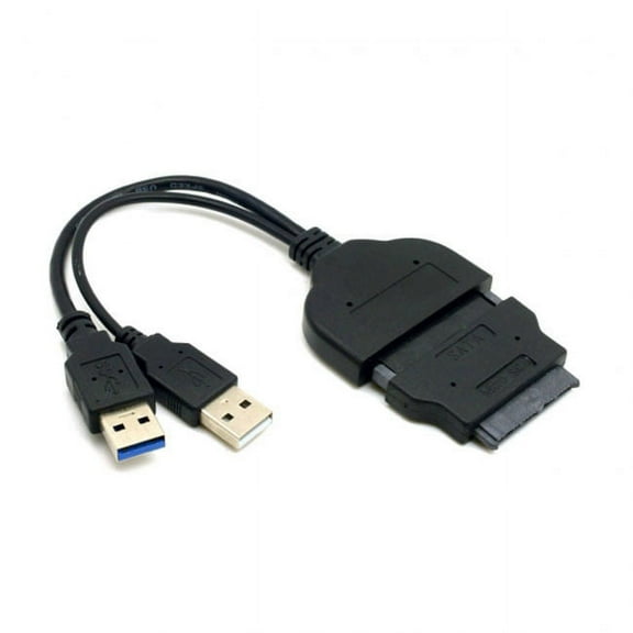 CY 1set USB 3.0 to SATA 22Pin SATA to 16Pin Micro SATA Adapter for 1.8" 2.5" Hard Disk Driver With Extral USB Power Cable