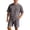 Dark Gray, variant on Mens Track Suits 2 Piece Set Short Sleeve Crew Neck Summer T Shirt And Drawstring Casual Track Shorts Sportswear Sets T Shirts Shorts Sets Fashion Retro Textured Sweatsuit Beige S