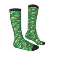 thumbnail image 3 of Balery Leopard Print Printed Novelty Socks Men's Women's Crew Socks Sports Socks Knee High Socks Cotton Socks Quirky and Cool Socks, 3 of 9