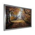 thumbnail image 2 of Designart 'Deer In The Autumn Park' Lake House Framed Art Print, 2 of 4