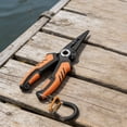 thumbnail image 4 of Weloille Multifunctional Fishing Pliers Set, 1 Piece Stainless Steel Fishing Line Cutter with Lanyard and Storage Bag, Rust Resistant Hook Remover Tool, Suitable for Freshwater Saltwater Fishing, 4 of 5