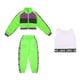 thumbnail image 3 of Ropa de baile de hip hop para niños, trajes de baile moderno de jazz para niñas, ropa fluorescente, trajes de escenario para niños, 3 of 5