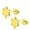 Yellow, variant on Stainless Steel Silver-Tone Gold-Tone Jewish Star of David Stud Earrings