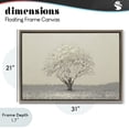 thumbnail image 4 of Stupell Industries Traditional Neutral Radiance Tree Brown Floating Frame Canvas Art, 31 x 21, by Michael Marcon, 4 of 8