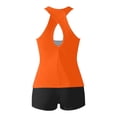 thumbnail image 5 of FDGIU ‌2026 Women's 3 Piece Tankini Swimwear Tummy Control Plus Size Swim Top with High Waisted Boyshorts Bathing Suit Set, 5 of 7