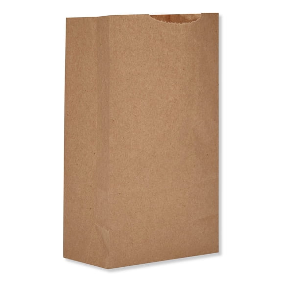 Grocery Paper Bags 2# Size X-Heavy-Duty 50# Basis Weight 4.13" x 2.63" x 7.88" Kraft 250 Bags/Pack 2 Packs/Bundle 130302500PKBL