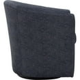 thumbnail image 3 of Pemberly Row 19"H Fabric Swivel Club Chair in Amethyst Purple, 3 of 4