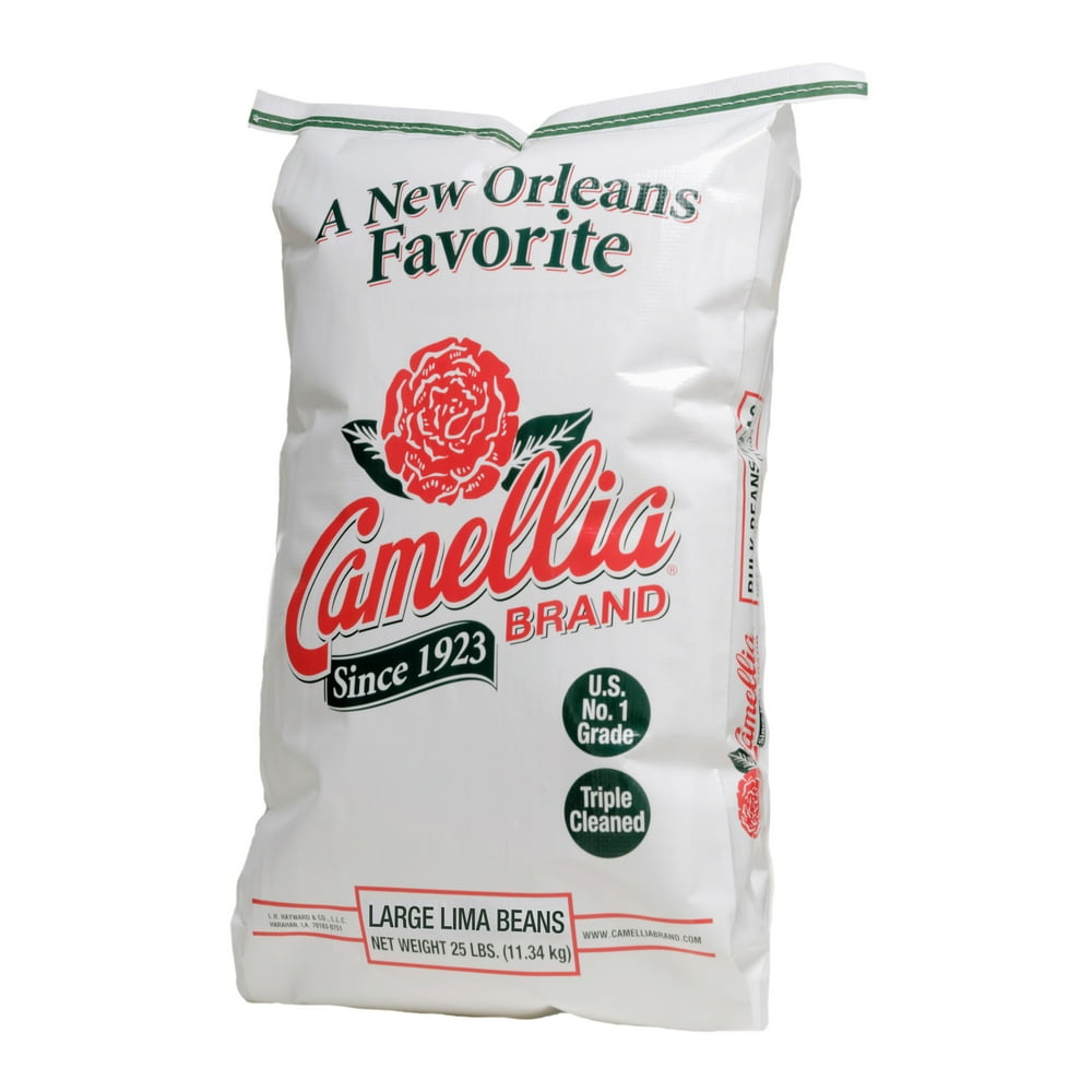 Camellia Brand Large Lima Beans Dry Beans 25 Pound Bag - Walmart.com