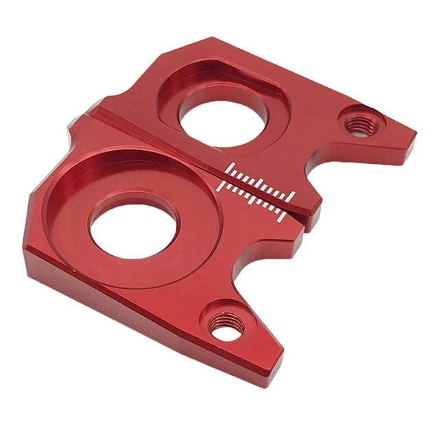 Bloque de eje de ajuste de cadena trasera CNC DYNWAVEMX Para GSXR1000 DL1000 GSXR1300 GSF1250S 1000/F rojo