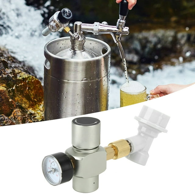 Gas Disconnect Charger,Homebrew Beer CO2 Regulator C Charger C Regulator Leading Edge Technology