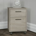 thumbnail image 2 of Bush Furniture Key West Mobile File Cabinet, 2 Drawer, Washed Gray, 2 of 9