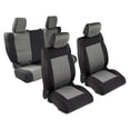 thumbnail image 2 of Smittybilt Neoprene Front and Rear Seat Cover Kit (Black/Gray) - 471822, 2 of 7