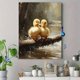 thumbnail image 4 of Qisvanset Framed Canvas Wall Art 12x16 Inch Vintage Baby Duckling Cottagecore Farmhouse Art, 4 of 5