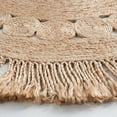 thumbnail image 3 of SAFAVIEH Natural Fiber Braelyn Geometric Area Rug, Natural, 5' x 5' Round, 3 of 7