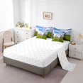 thumbnail image 3 of YST 7Pcs Horses Comforter Set with Sheets, Galloping Horses Pacing On Grass, Twin, 3 of 4