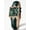 Green, variant on Fashion Women‘s Quartz Watch with Rhinestone Decoration, Red Square Dial, Date & Water Resistant