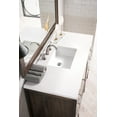 thumbnail image 6 of James Martin Vanities 48" Single Vanity, Glossy White w/ 3 CM White Zeus Quartz Top, 6 of 7